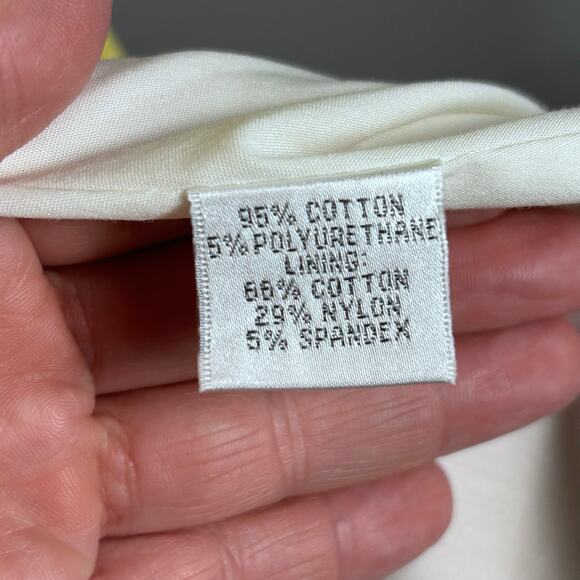 Cynthia Cynthia Steffe trench Jacket Medium Yellow 50s fisherman pastel pea coat - Picture 13 of 13